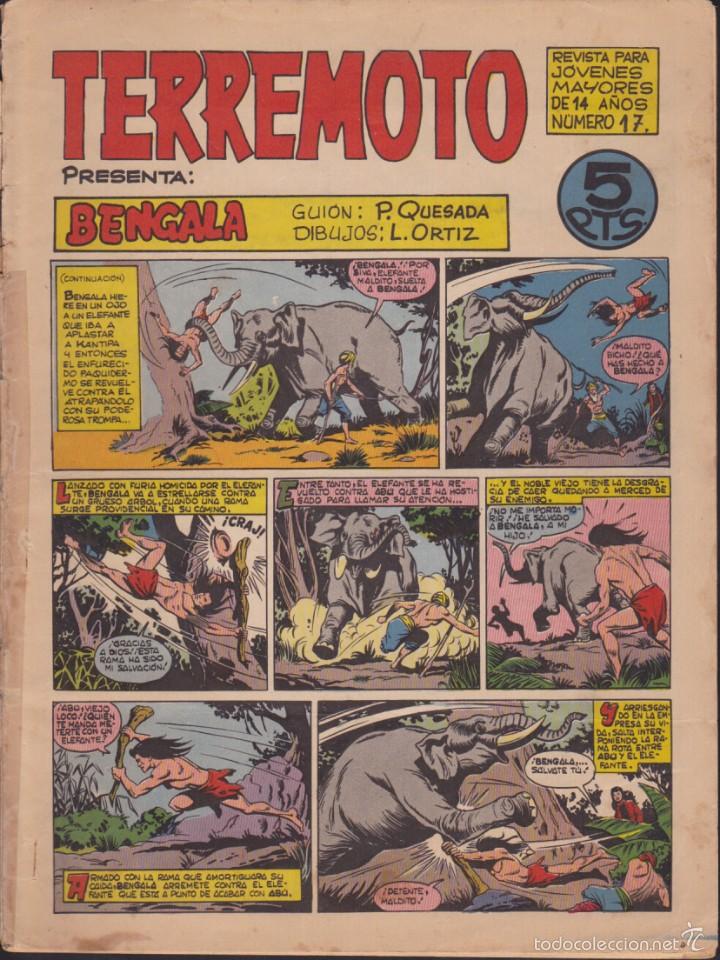Tebeos: COMIC COLECCION TERREMOTO N&ordm; 17 - Foto 1