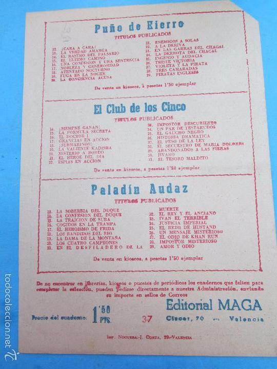 Tebeos: el peque&ntilde;o heroe , numero 37 , maga , original - Foto 3