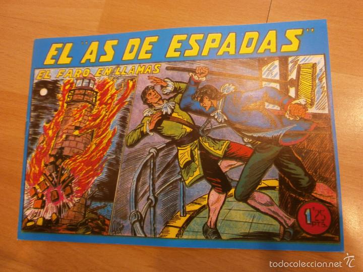 Tebeos: EL AS DE ESPADAS n&ordm; 22. EL FARO EN LLAMAS ( FACS&Iacute;MIL ) - Foto 1