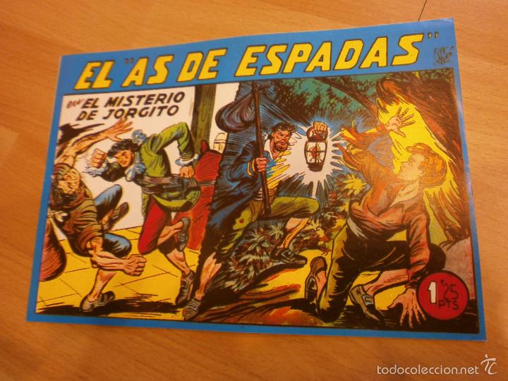 Tebeos: EL AS DE ESPADAS n&ordm; 23. EL MISTERIO DE JORGITO ( FACS&Iacute;MIL ) - Foto 1