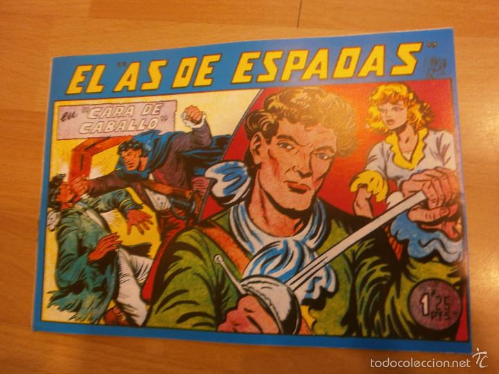 Tebeos: EL AS DE ESPADAS n&ordm; 25. CARA DE CABALLO ( FACS&Iacute;MIL ) - Foto 1