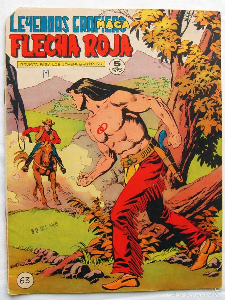 Tebeos: Flecha Roja N&ordm; 63. Maga - Foto 1