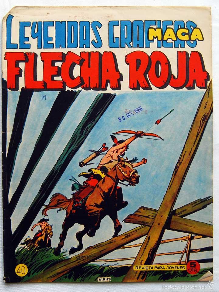 Tebeos: Flecha Roja N&ordm; 40. Maga - Foto 1