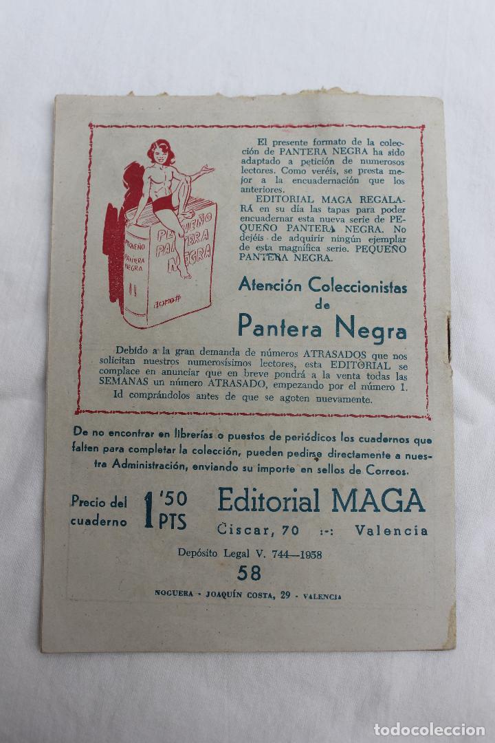 Tebeos: COMIC EL PEQUE&Ntilde;O PANTERA N&ordm; 58, EDITORIAL MAGA, 1958 - Foto 4