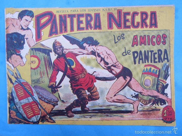 Tebeos: pantera negra , n. 10 los amigos de pantera , maga 1958 - Foto 1