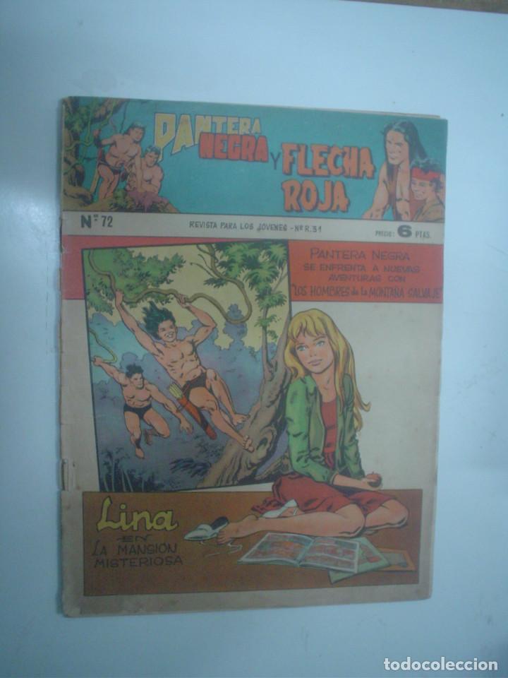 Tebeos: PANTERA NEGRA Y FLECHA ROJA N&ordm; 72 - Foto 1