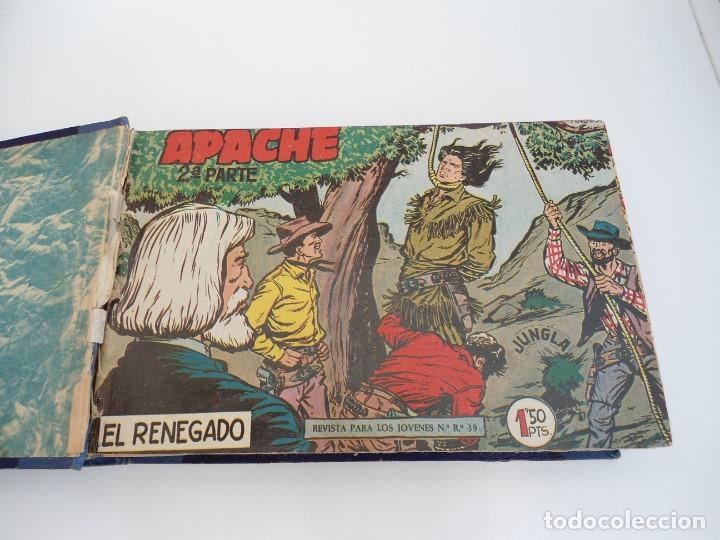 Tebeos: APACHE 2&ordf; PARTE - 73 n&uacute;meros correlativos ORIGINALES - Ed. MAGA 1958 - Foto 1