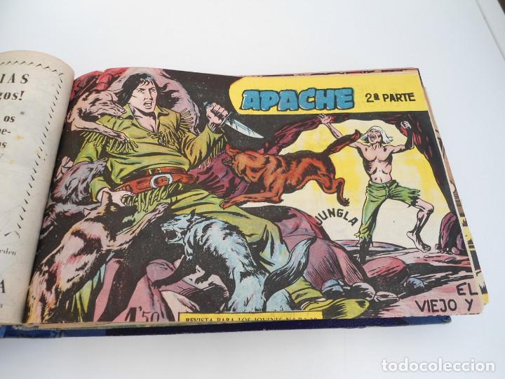 Tebeos: APACHE 2&ordf; PARTE - 73 n&uacute;meros correlativos ORIGINALES - Ed. MAGA 1958 - Foto 5