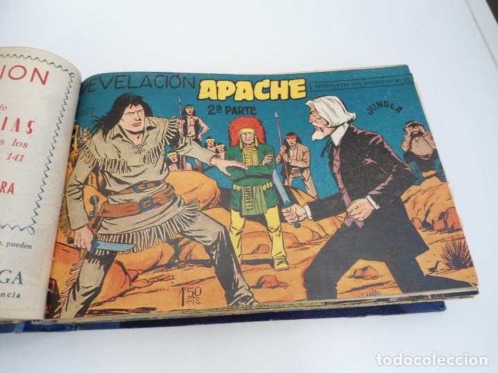 Tebeos: APACHE 2&ordf; PARTE - 73 n&uacute;meros correlativos ORIGINALES - Ed. MAGA 1958 - Foto 7