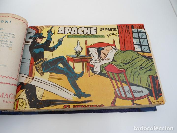 Tebeos: APACHE 2&ordf; PARTE - 73 n&uacute;meros correlativos ORIGINALES - Ed. MAGA 1958 - Foto 16