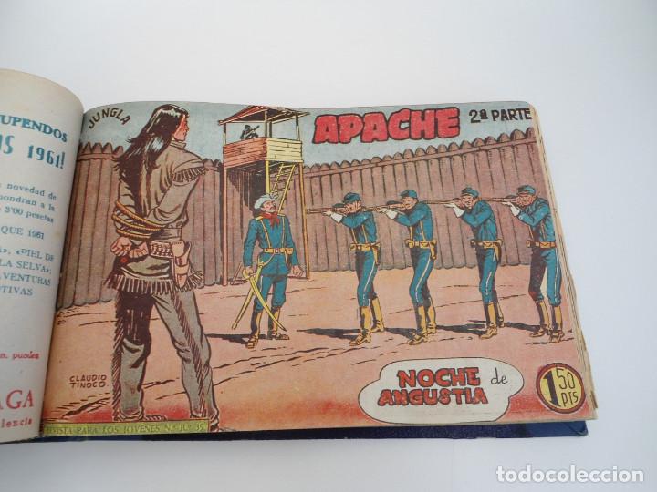 Tebeos: APACHE 2&ordf; PARTE - 73 n&uacute;meros correlativos ORIGINALES - Ed. MAGA 1958 - Foto 30