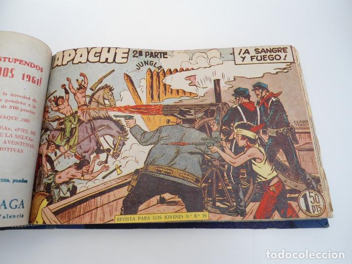 Tebeos: APACHE 2&ordf; PARTE - 73 n&uacute;meros correlativos ORIGINALES - Ed. MAGA 1958 - Foto 31
