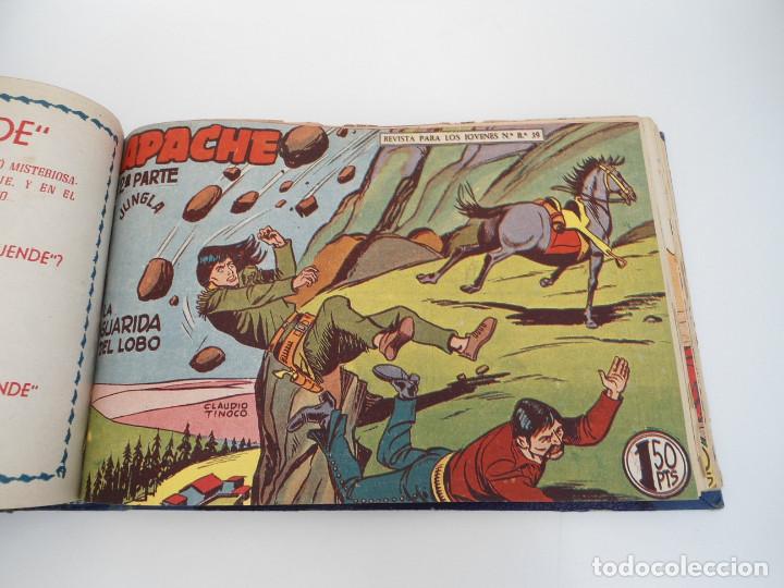 Tebeos: APACHE 2&ordf; PARTE - 73 n&uacute;meros correlativos ORIGINALES - Ed. MAGA 1958 - Foto 43