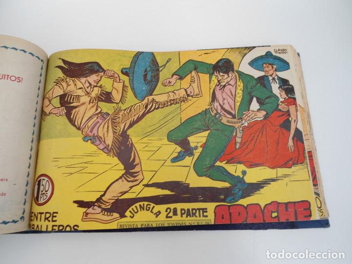 Tebeos: APACHE 2&ordf; PARTE - 73 n&uacute;meros correlativos ORIGINALES - Ed. MAGA 1958 - Foto 46
