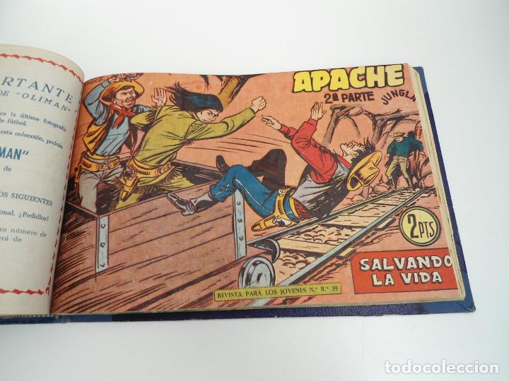 Tebeos: APACHE 2&ordf; PARTE - 73 n&uacute;meros correlativos ORIGINALES - Ed. MAGA 1958 - Foto 64