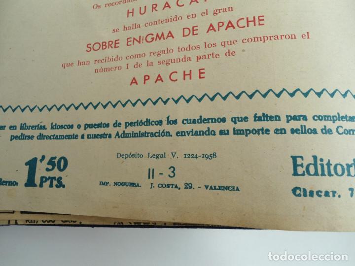 Tebeos: APACHE 2&ordf; PARTE - 73 n&uacute;meros correlativos ORIGINALES - Ed. MAGA 1958 - Foto 78