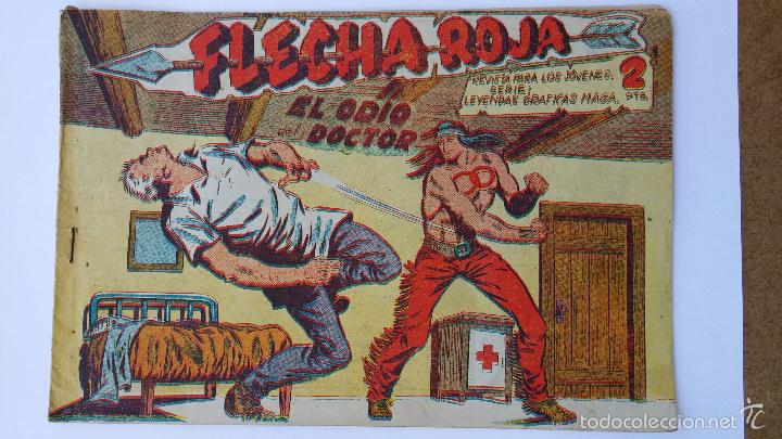 Tebeos: Flecha roja n&ordm; 16 de 1962 editorial maga - Foto 1