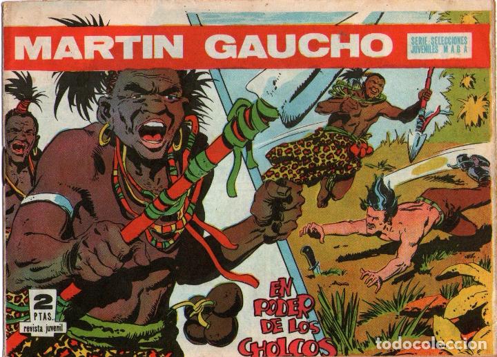 Tebeos: MART&Iacute;N GAUCHO - n&ordm; 17 - EN PODER DE LOS CHOLCOS - Editorial MAGA - ORIGINAL DE 1964 - Foto 1