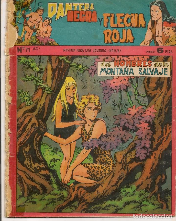 Tebeos: PANTERA NEGRA Y FLECHA ROJA. N&ordm; 71. EDITORIAL MAGA (C/A3) - Foto 1