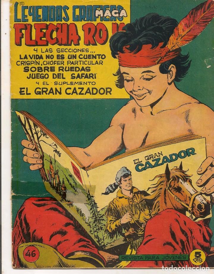 Tebeos: FLECHA ROJA. N&ordm; 46.  EDITORIAL MAGA (C/A3) - Foto 1