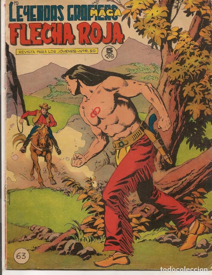 Tebeos: FLECHA ROJA. N&ordm; 63. EDITORIAL MAGA (C/A3) - Foto 1