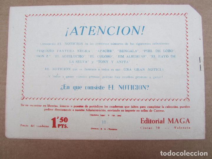 Tebeos: rayo de la selva , n. 11 el monstruo , maga 1960 - Foto 2