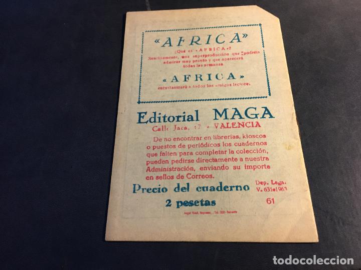 Tebeos: EL DEFENSOR NEGRO N&ordm; 61 ULTIMO DE LA COLECCION (ED. MAGA) (COB166) - Foto 2