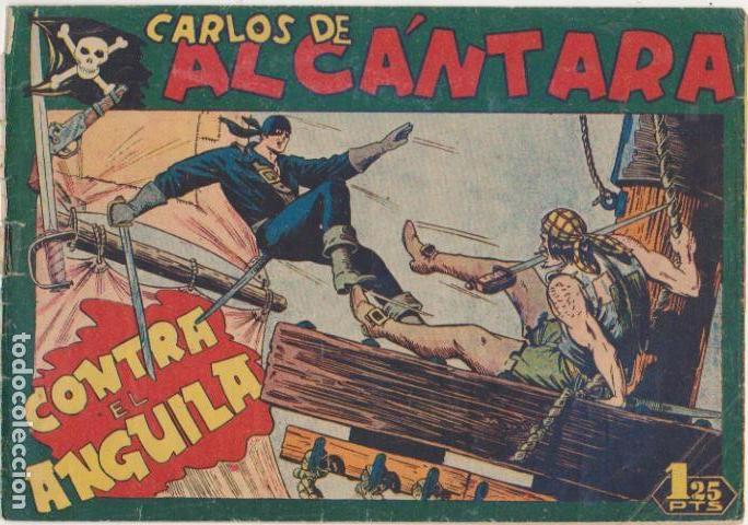 Tebeos: Carlos de Alcantara n&ordm; 7. Maga 1955. - Foto 1