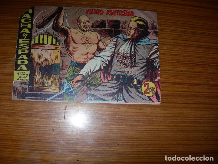 Tebeos: HACHA Y ESPADA N&ordm; 18 EDITA MAGA - Foto 1