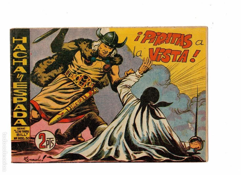 Tebeos: HACHA Y ESPADA N&ordm; 20  ORIGINAL - Foto 1