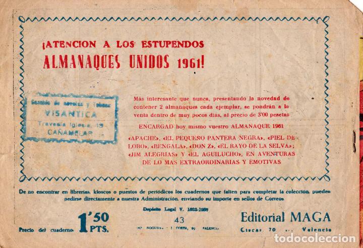 Tebeos: ORIGINAL - El Aguilucho. N&uacute;mero 43 - Foto 2