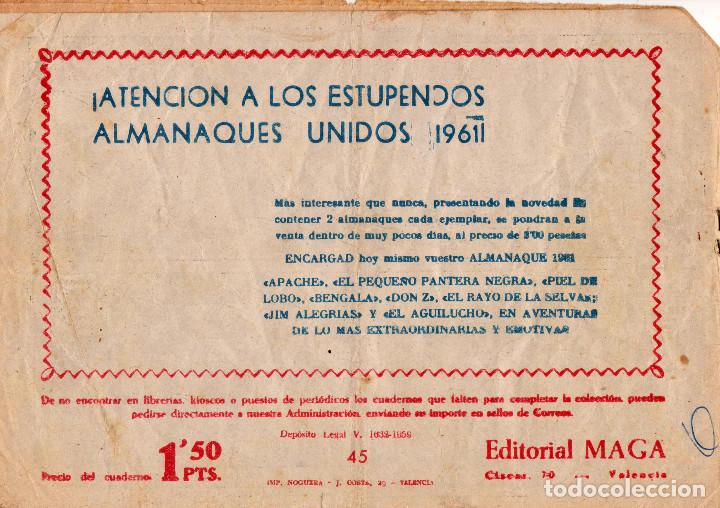 Tebeos: ORIGINAL - El Aguilucho. N&uacute;mero 45 - Foto 2