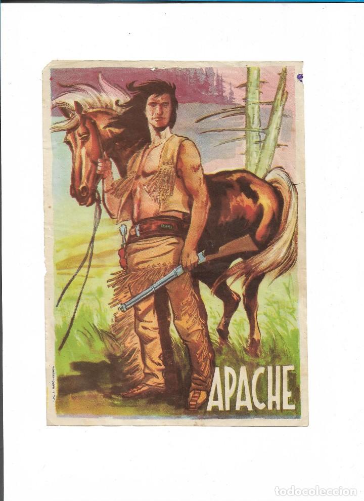 Tebeos: LAMINA DE PROPAGANDA DE APACHE - Foto 1