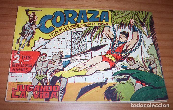 Tebeos: ORIGINAL - CORAZA - N&Uacute;MERO 11: JUGANDO LA VIDA - Foto 1