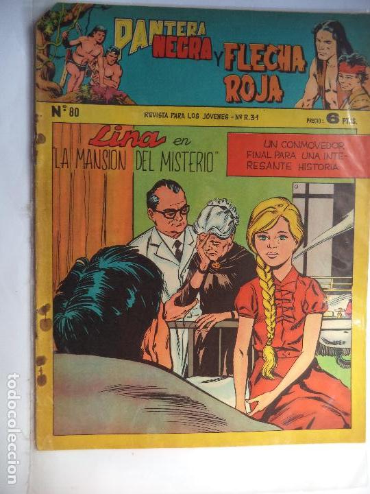 Tebeos: PANTERA NEGRA Y FLECHA ROJA N&ordm; 80 - Foto 1