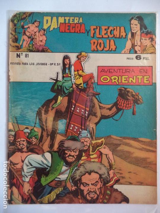 Tebeos: PANTERA NEGRA Y FLECHA ROJA N&ordm;81ORIGINAL - Foto 1