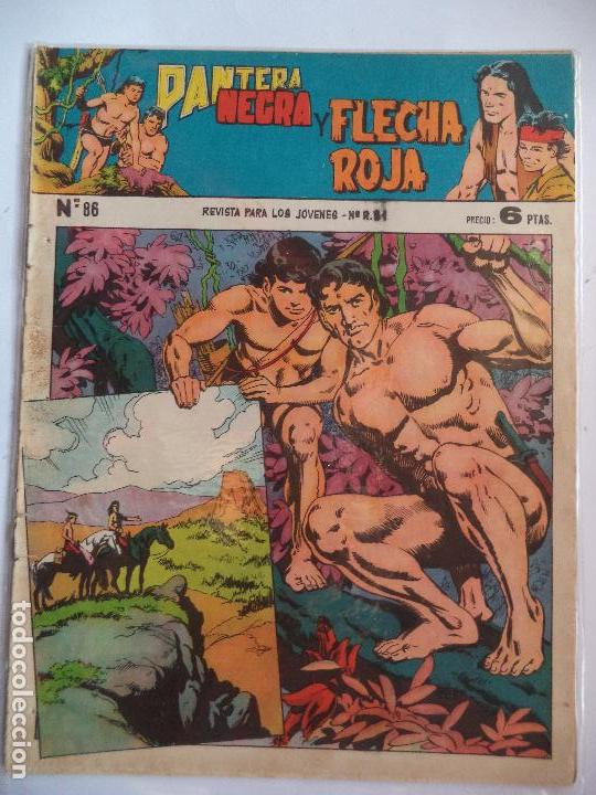 Tebeos: PANTERA NEGRA YFLECHA ROJA N&ordm;86.ORIGINAL - Foto 1