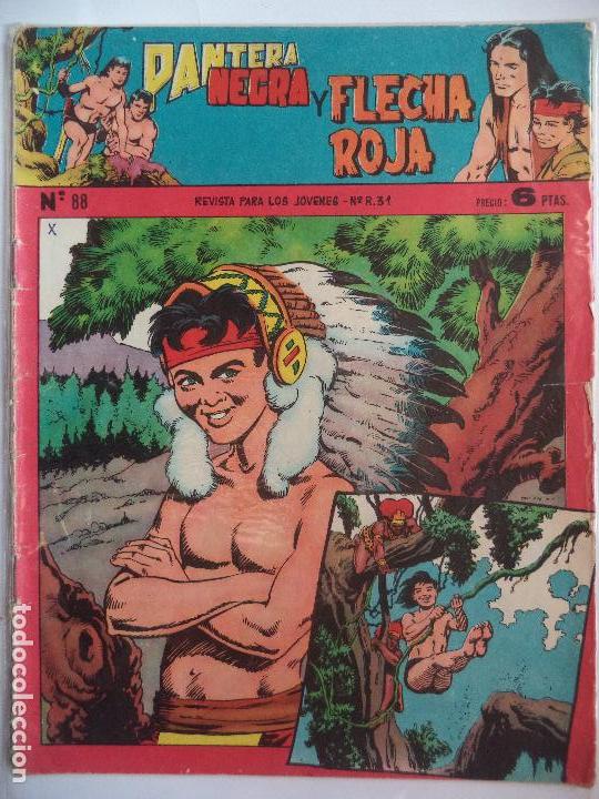 Tebeos: PANTERA NEGRA Y FLECHA ROJA N&ordm; 88 MAGA - Foto 1