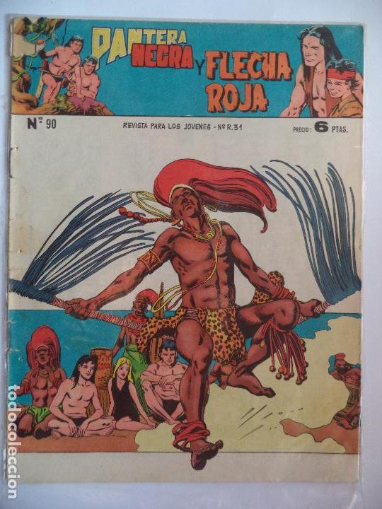 Tebeos: PANTERA NEGRA Y FLECHA ROJA N&ordm; 90 MAGA - Foto 1