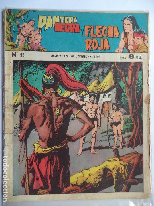 Tebeos: PANTERA NEGRA Y FLECHA ROJA N&ordm; 96 MAGA - Foto 1