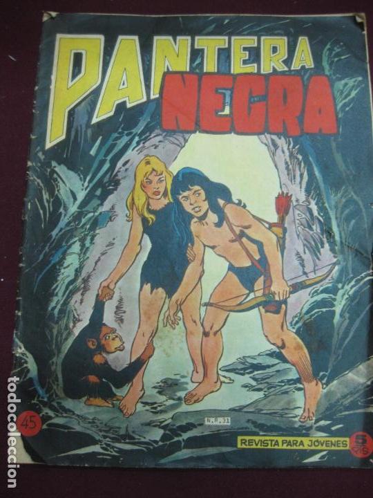 Tebeos: PANTERA NEGRA N&ordm; 45. EDITORIAL MAGA 1958. - Foto 1
