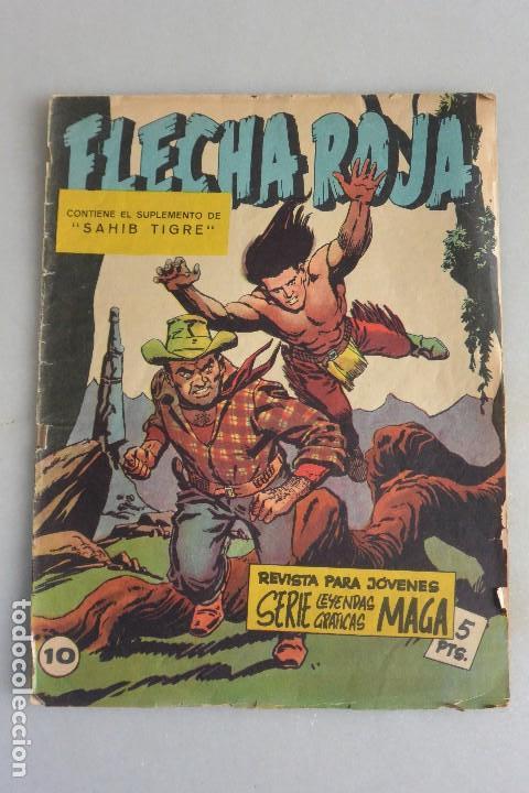 Tebeos: COMIC TEBEO  FLECHA ROJA , N&ordm; 10. 1962 MAGA - Foto 1