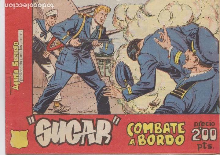 Tebeos: AGENTE SECRETO SUGAR, COMBATE A BORDO - Foto 1