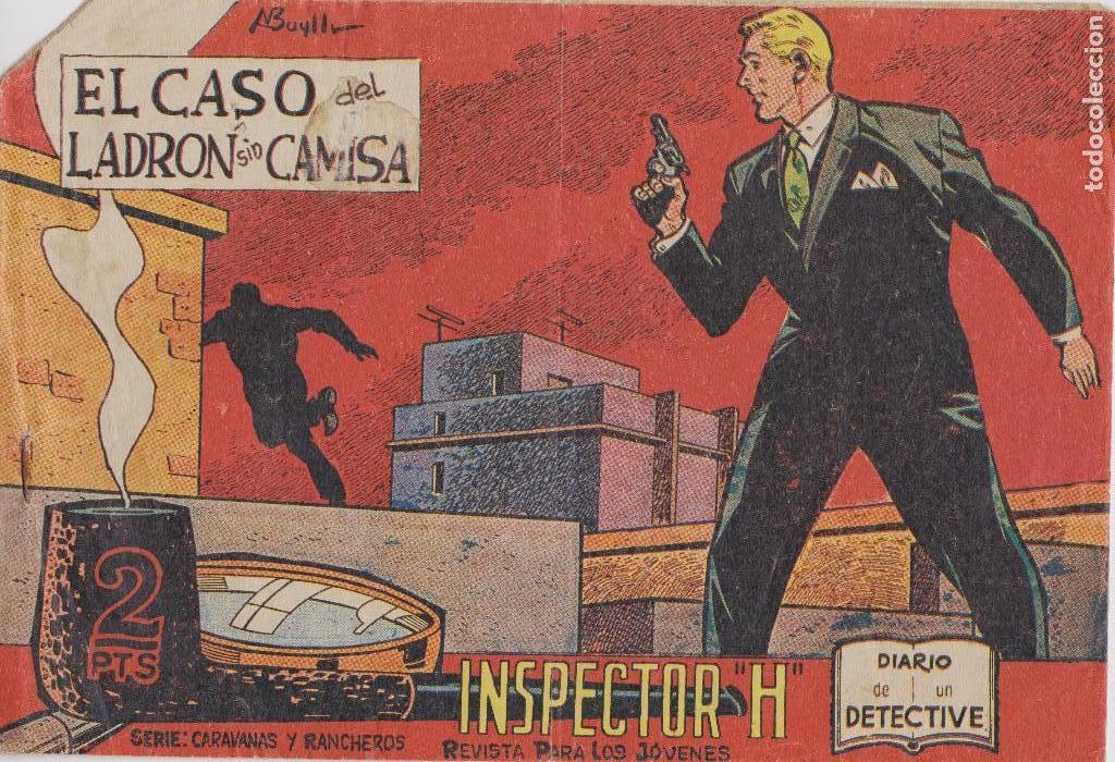 Tebeos: INSPECTOR H, EL CASO DEL LADR&Oacute;N SIN CAMISA - Foto 1