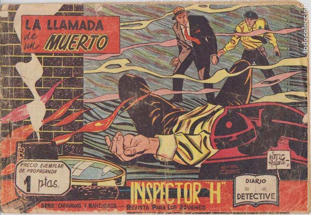 Tebeos: INSPECTOR H, LA LLAMADA DE UN MUERTO, EJEMPLAR DE PROPAGANDA, (RARO) - Foto 1