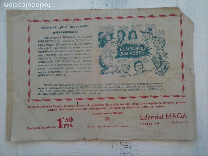 Tebeos: PANTERA NEGRA ORIGINAL N&ordm; 20 - EDI. MAGA - Foto 2