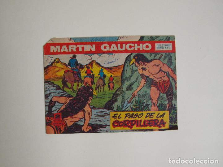 SERIE SELECCIONES JUVENILES - MARTIN GAUCHO Nº 6: EL PASO DE LA CORDILLERA - EDITORIAL MAGA (Tebeos y Comics - Maga - Otros)