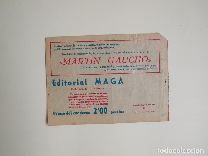 Tebeos: SERIE SELECCIONES JUVENILES - MARTIN GAUCHO Nº 6: EL PASO DE LA CORDILLERA - EDITORIAL MAGA - Foto 3 - 131423558