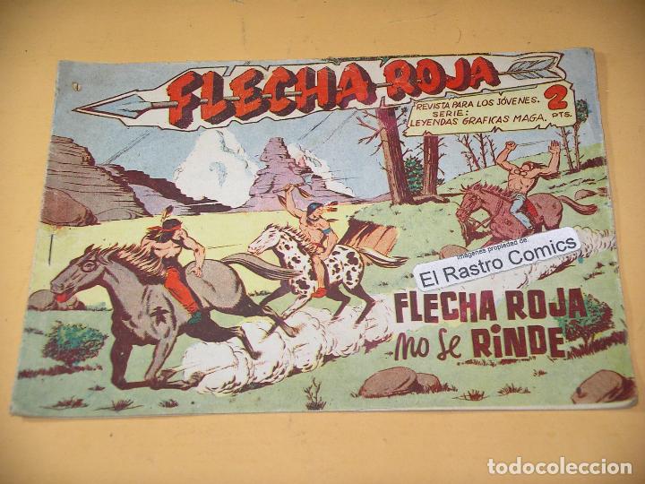 Tebeos: Flecha Roja n&ordm; 3, original, ed. Maga, ercom - Foto 1