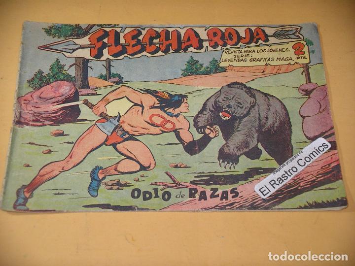Tebeos: Flecha Roja n&ordm; 4, original, ed. Maga, ercom - Foto 1